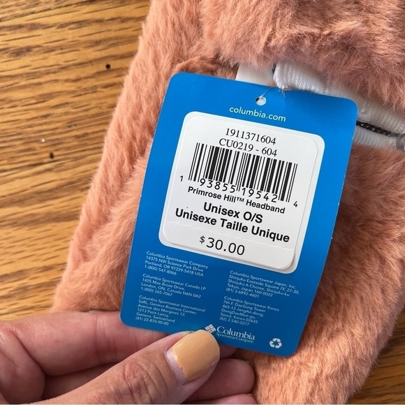 NEW Columbia Unisex Primrose Hill Headband Blush Pink One Size NWT - Picture 5 of 5